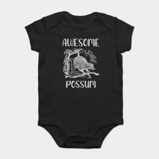 Awesome Possum Baby Bodysuit